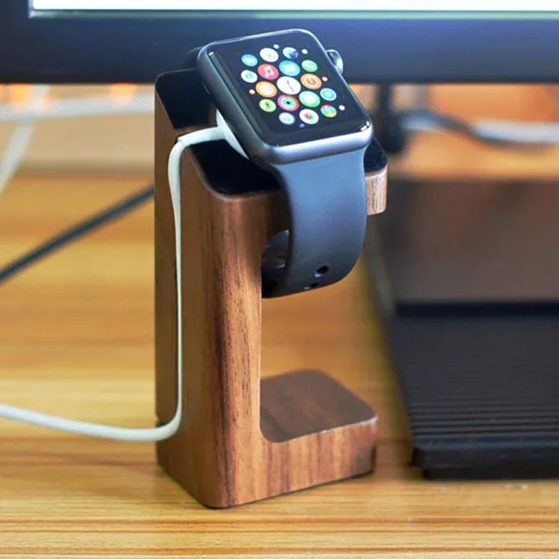 Wooden Apple Watch Charger Sta - đánh giá và giá Smartwatch Watch Accessories