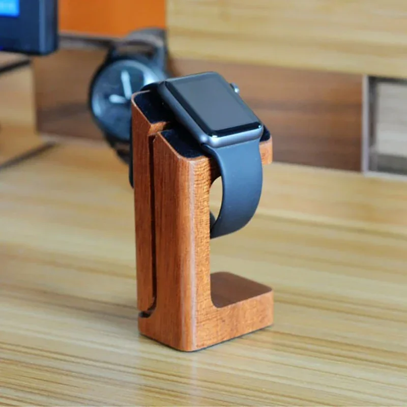 Wooden Apple Watch Charger Sta - đánh giá và giá Smartwatch Watch Accessories