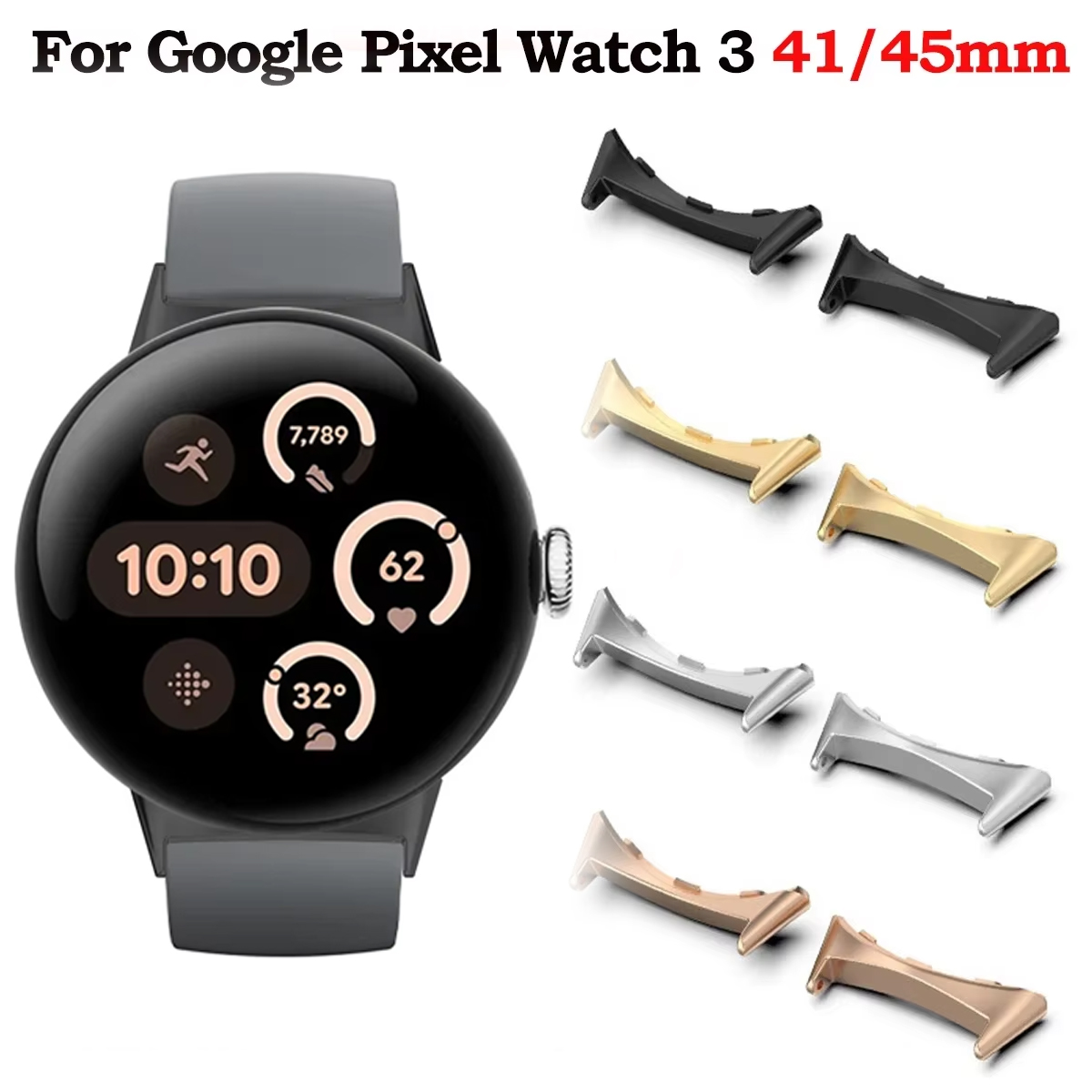 2pcs Watch Strap Connector Ada - đánh giá và giá Smartwatch Watch Accessories