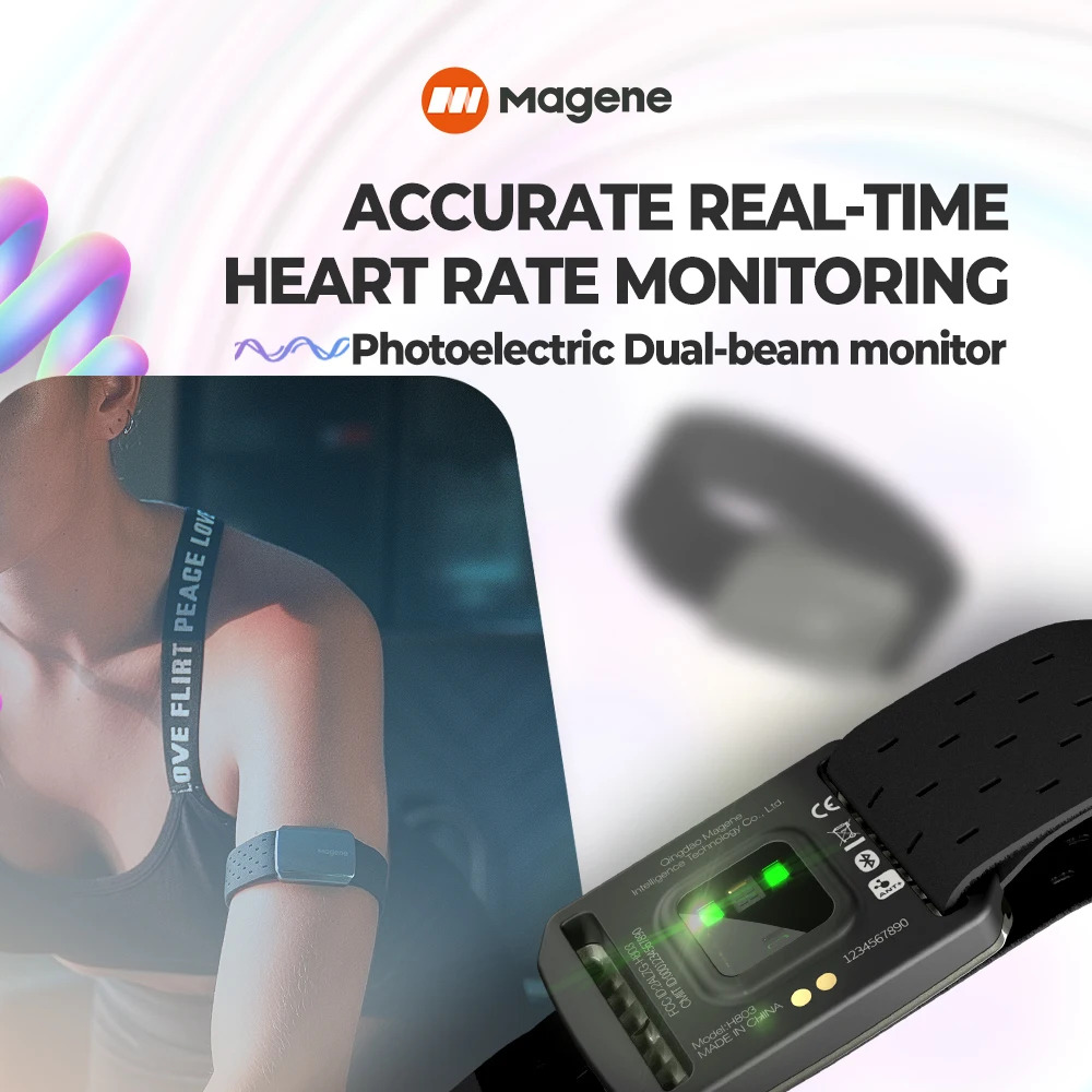 Magene H803 Heart Rate Armband - đánh giá và giá Rugged Sport Strap
