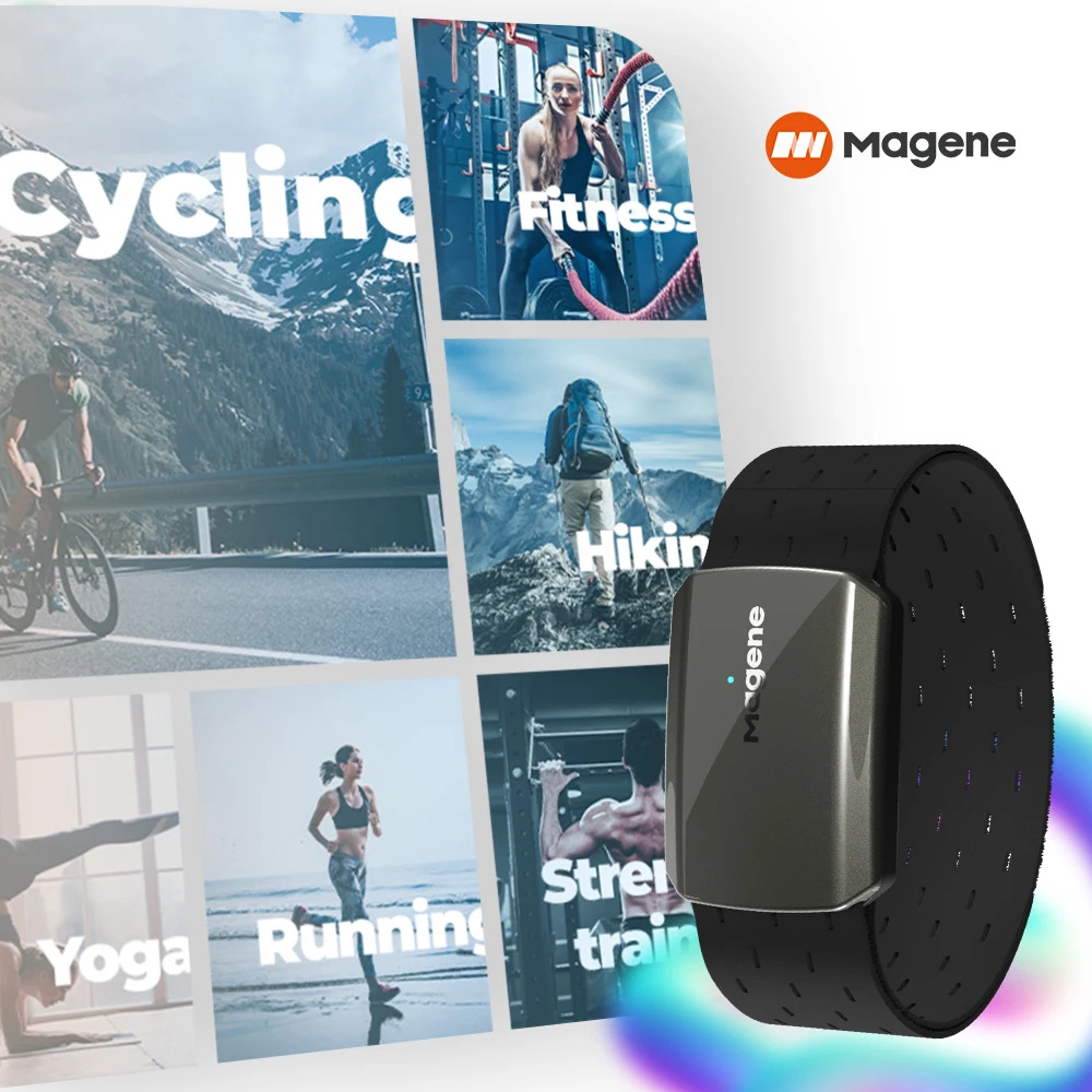 Magene H803 Heart Rate Armband - đánh giá và giá Rugged Sport Strap