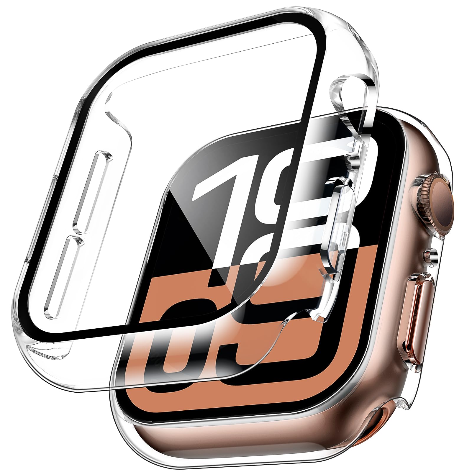 2pcs Tempered Glass Case For A - đánh giá và giá Watch Case Bumper