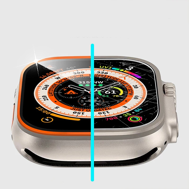 Tempered Glass for Apple Watch - đánh giá và giá Watch Case Bumper