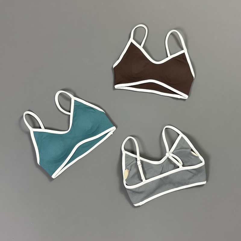 Women Contrastline Yoga Bra V  - đánh giá và giá Rugged Sport Strap