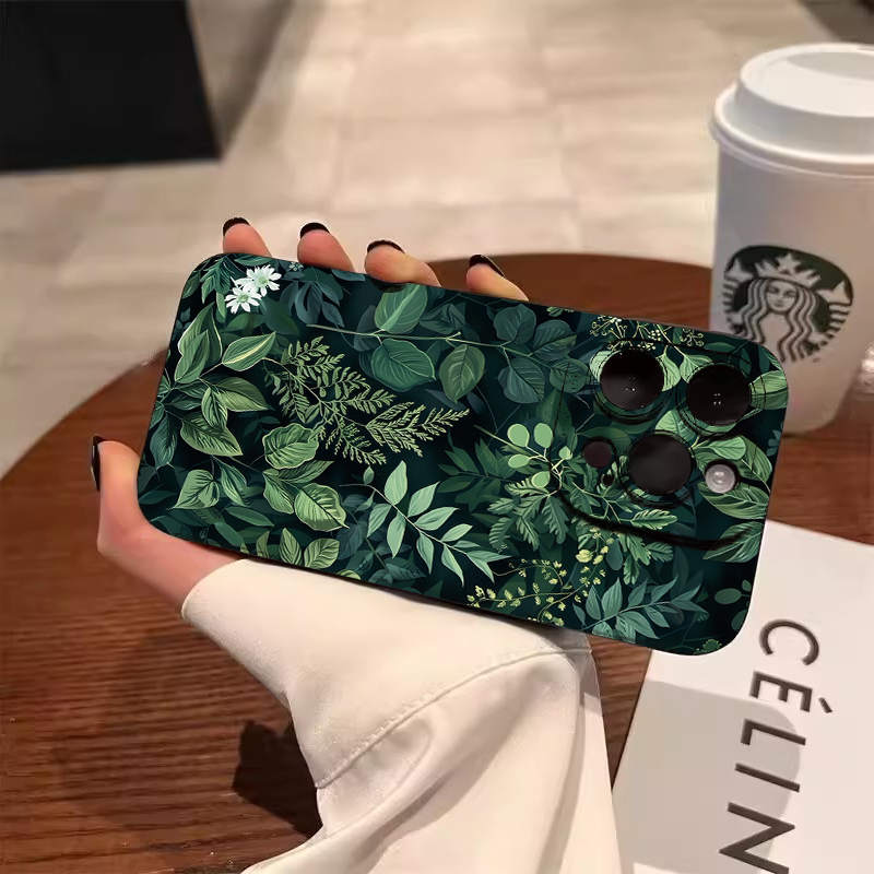 Palm Tree Leaf Flower Phone Ca - đánh giá và giá Samsung Galaxy A55