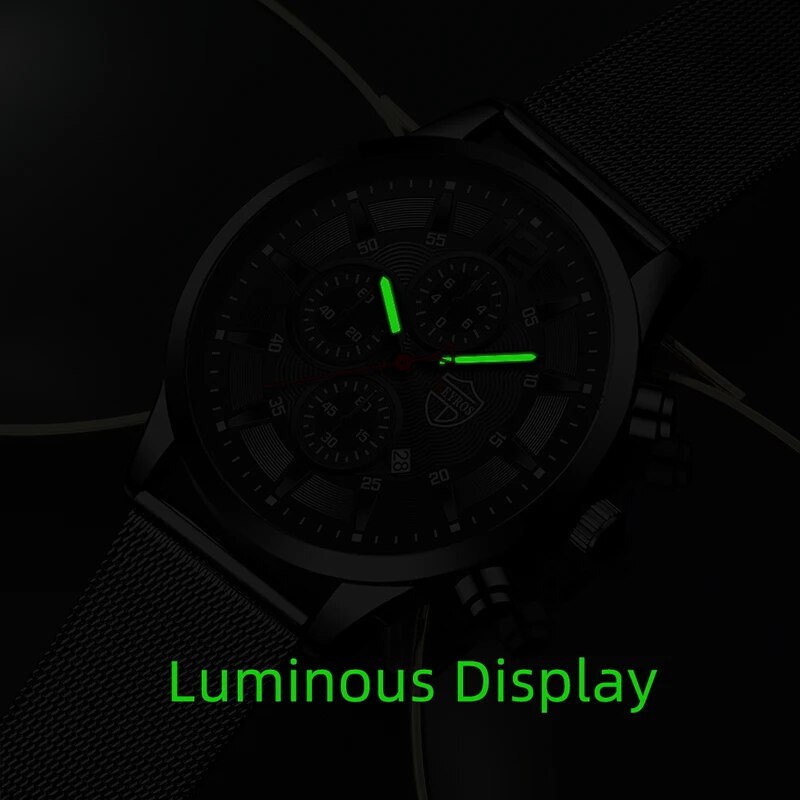 DEYROS Mens Fashion Minimalist - đánh giá và giá Stainless Mesh Band