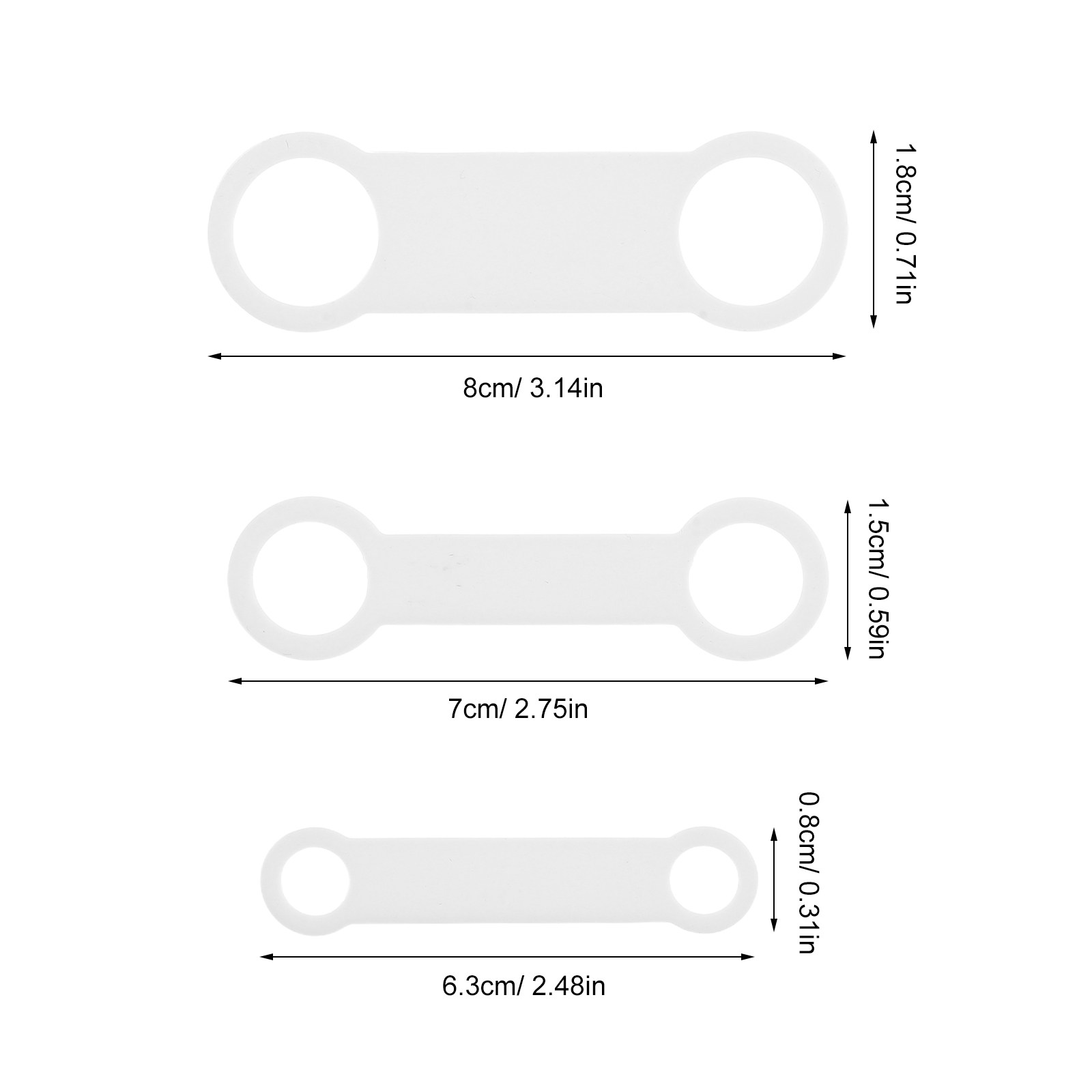 6Pcs Silicone Dog Tag Slide on - đánh giá và giá Silicone Band Replacement