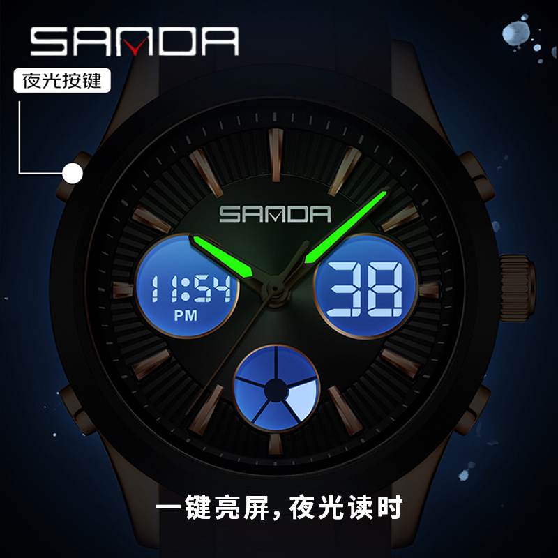 SANDA electronic watch luminou - đánh giá và giá Smartwatch Nexus