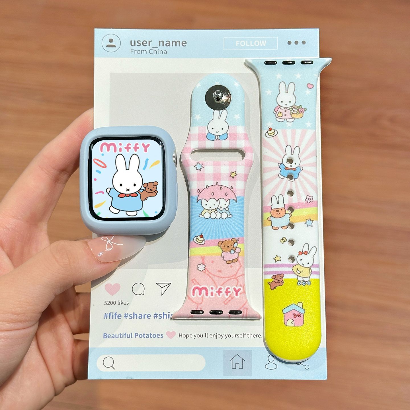 Dopamine Color Miffy Silicone  - đánh giá và giá Silicone Band Replacement