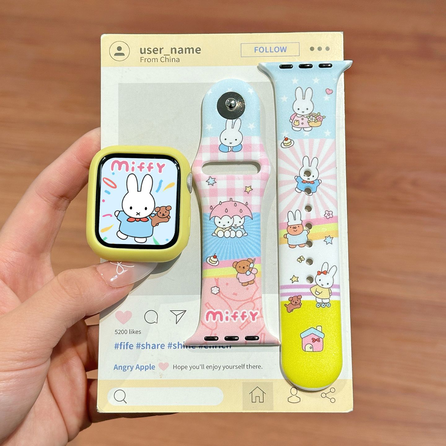 Dopamine Color Miffy Silicone  - đánh giá và giá Silicone Band Replacement