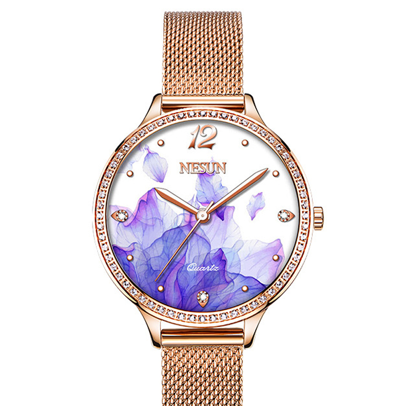 NESUN 8 MM Ultra-Thin Women's  - đánh giá và giá Stainless Mesh Band