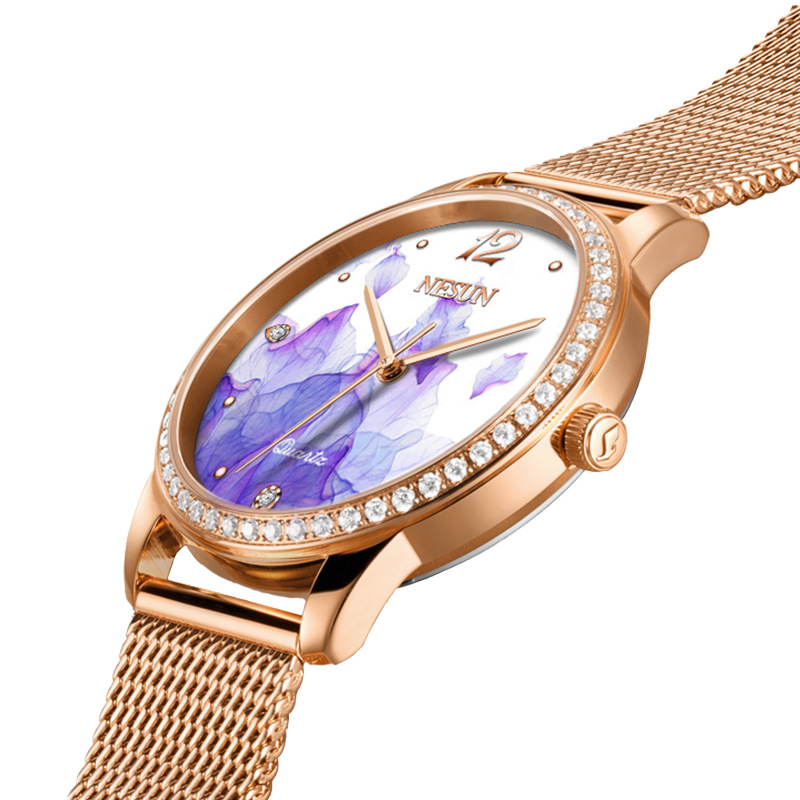NESUN 8 MM Ultra-Thin Women's  - đánh giá và giá Stainless Mesh Band