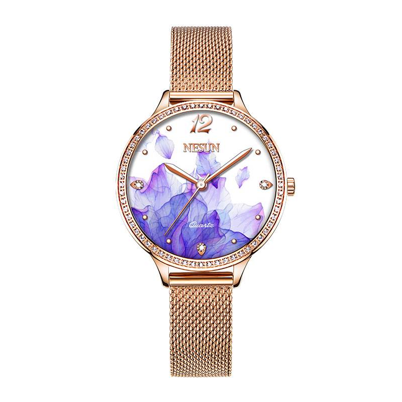 NESUN 8 MM Ultra-Thin Women's  - đánh giá và giá Stainless Mesh Band