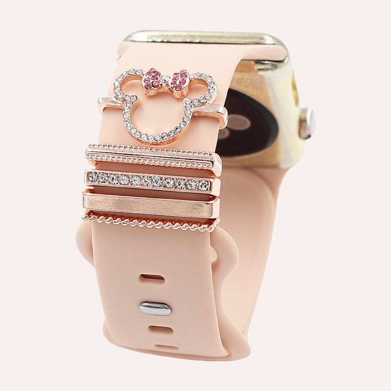 5pcs Cartoon Mouse Rhinestone  - đánh giá và giá Smartwatch Watch Accessories