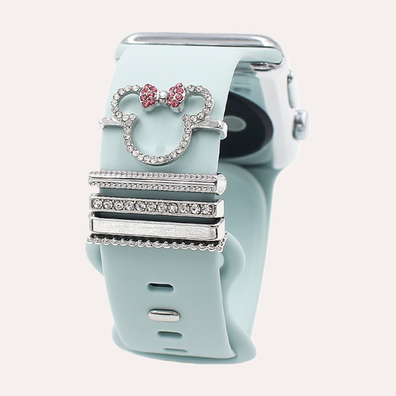 5pcs Cartoon Mouse Rhinestone  - đánh giá và giá Smartwatch Watch Accessories