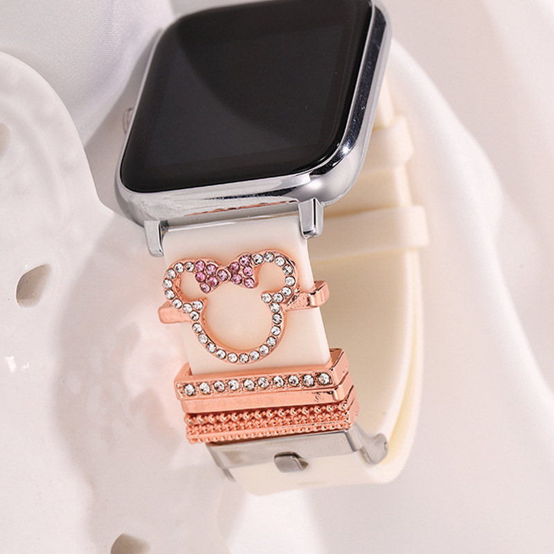 5pcs Cartoon Mouse Rhinestone  - đánh giá và giá Smartwatch Watch Accessories