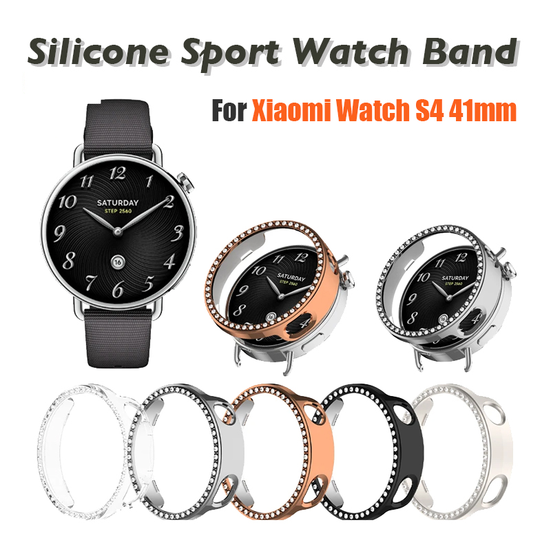 Single Row Dril Hollow Case Fo - đánh giá và giá Xiaomi Smartwatch Accessories