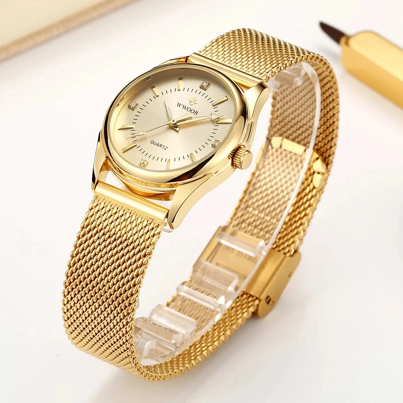 Đồng Hồ Nam WWOOR Thương Hiệu  - đánh giá và giá Stainless Mesh Band