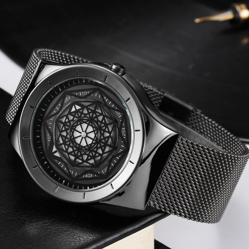 Geek Đồng Hồ Nam Tối Giản Bàn  - đánh giá và giá Stainless Mesh Band